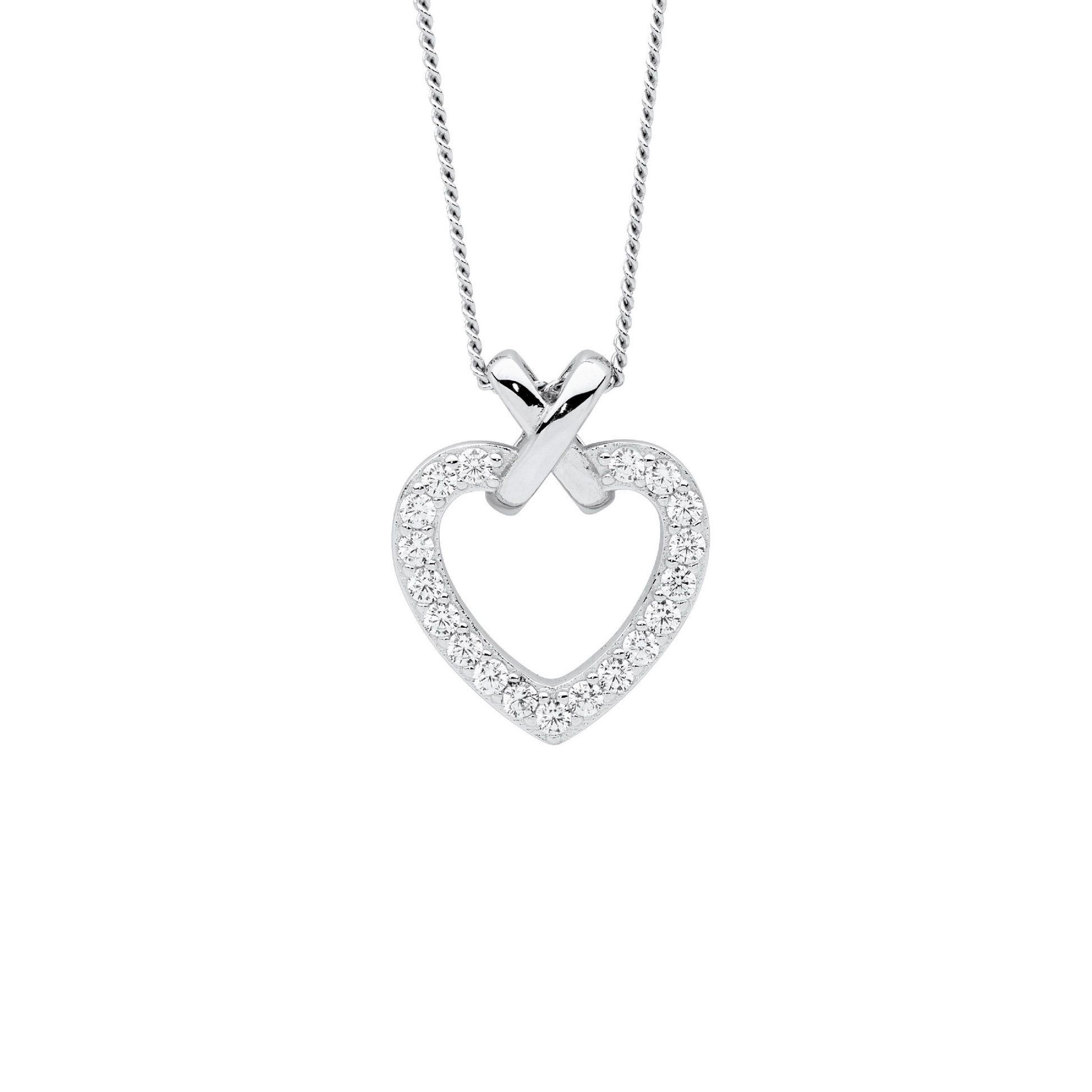 Sterling Silver Heart Necklace