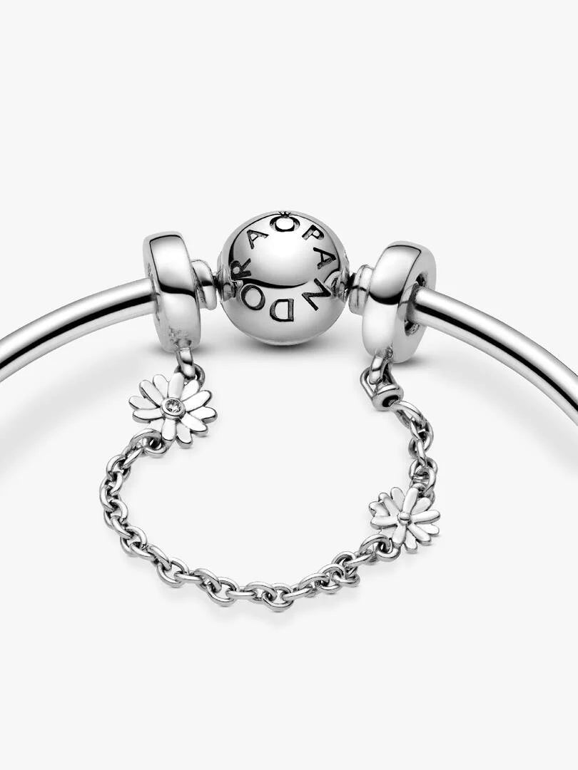 Daisy Flower Safety Chain Charm