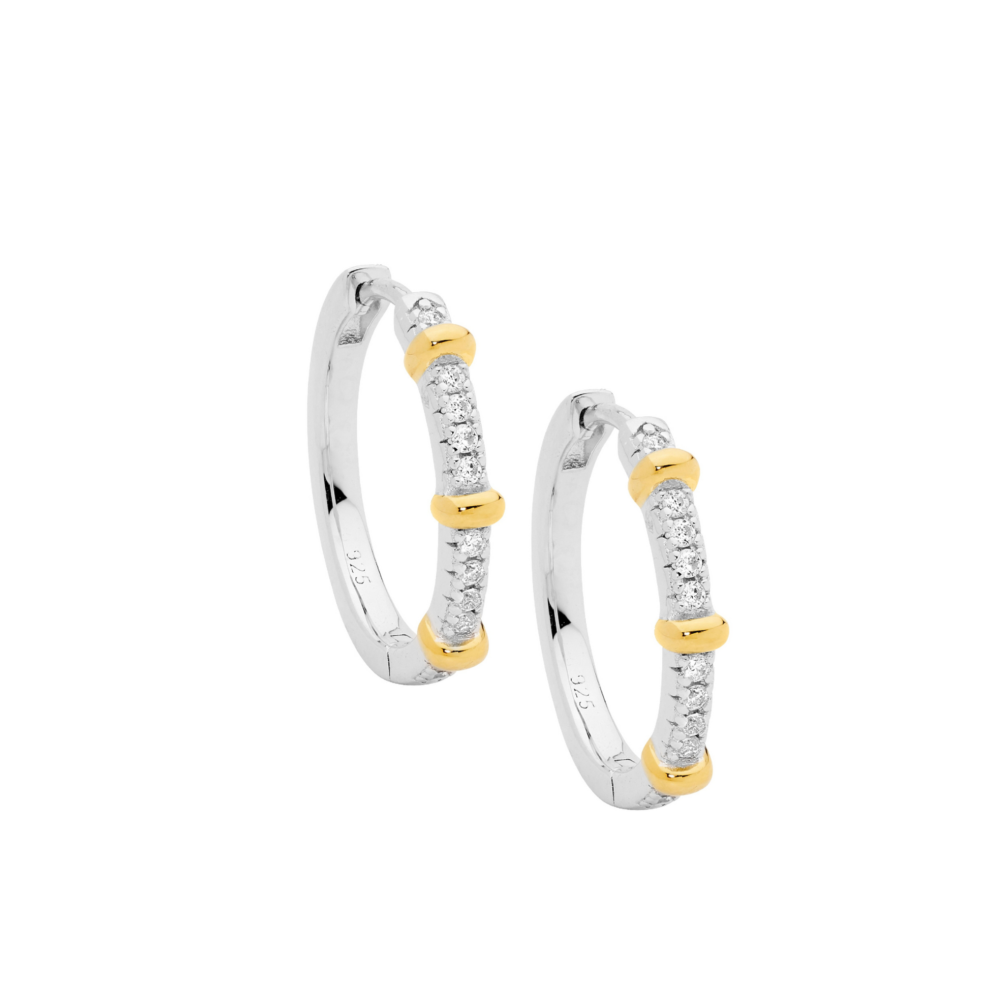Sterling Silver 19mm Hoops