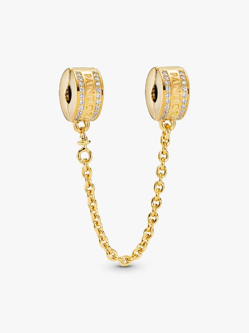 Pandora Logo Safety Chain