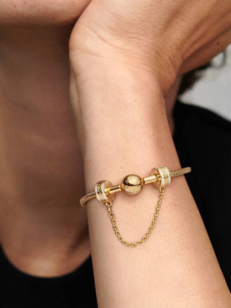 Pandora Logo Safety Chain