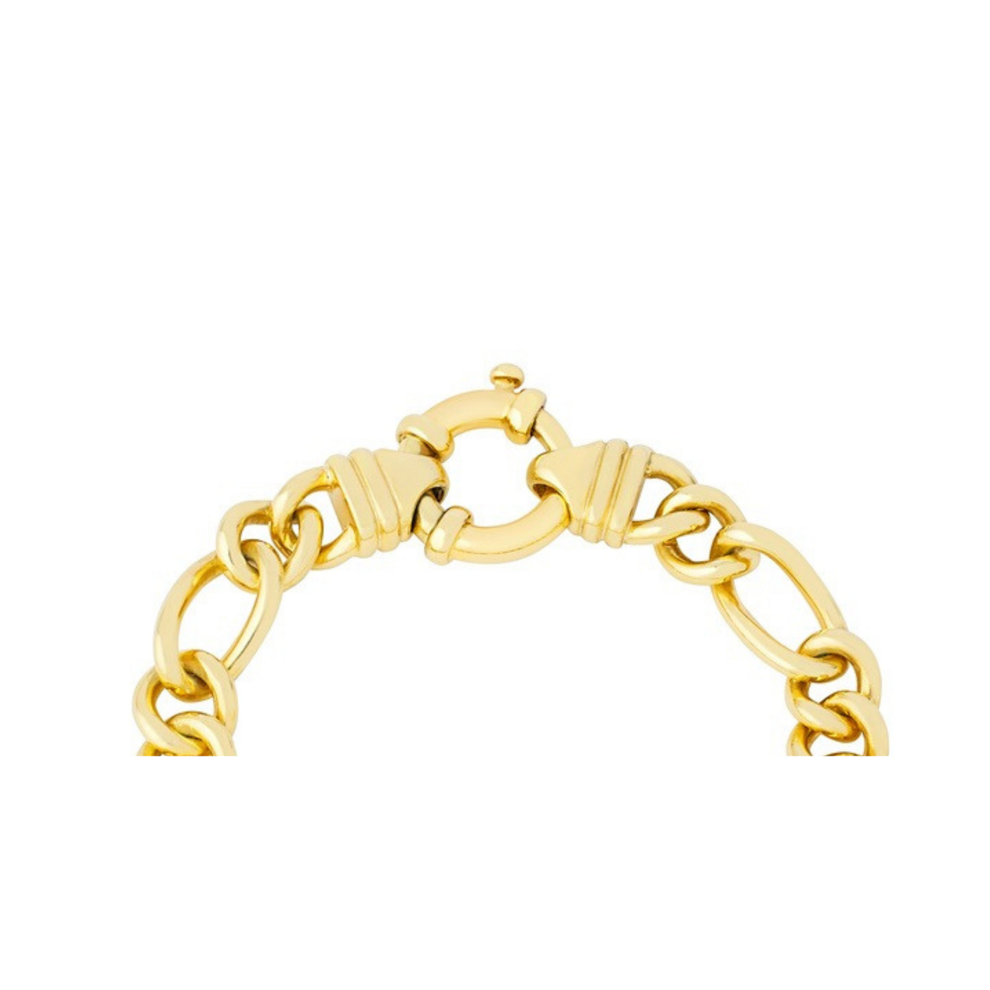 Heavy Long Figaro Bracelet