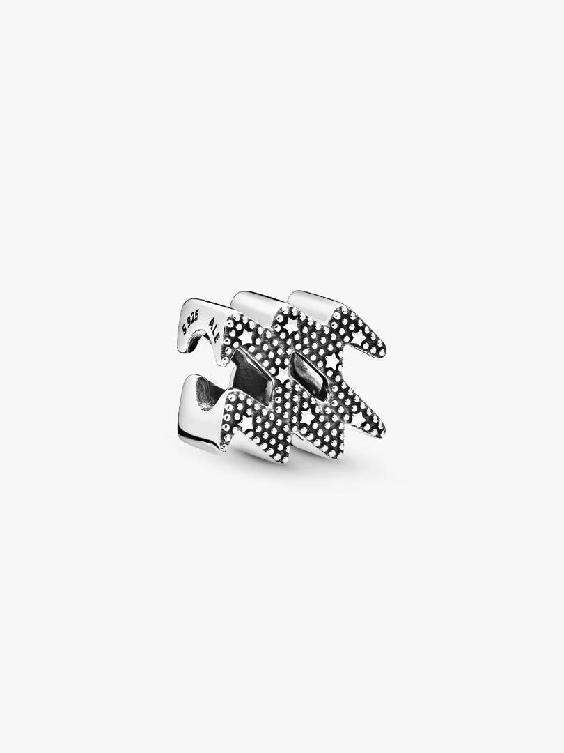 Sparkling Aquarius Zodiac Charm