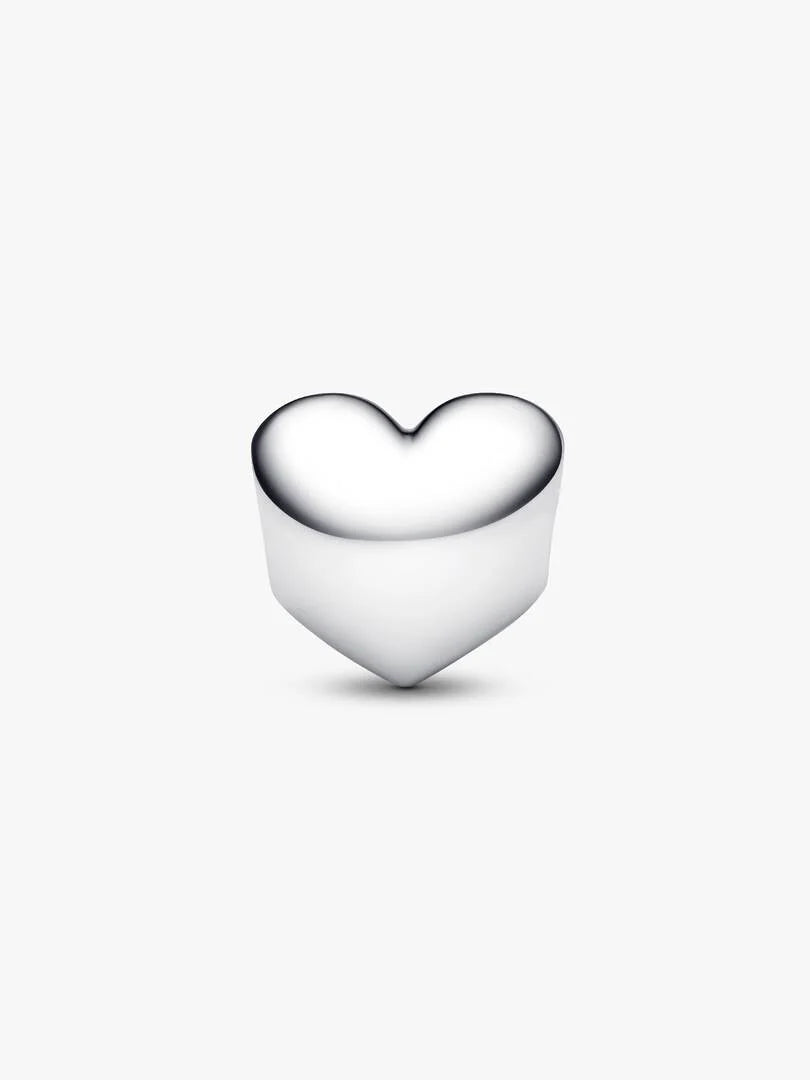 February Engravable Crystal Birthstone Heart Charm