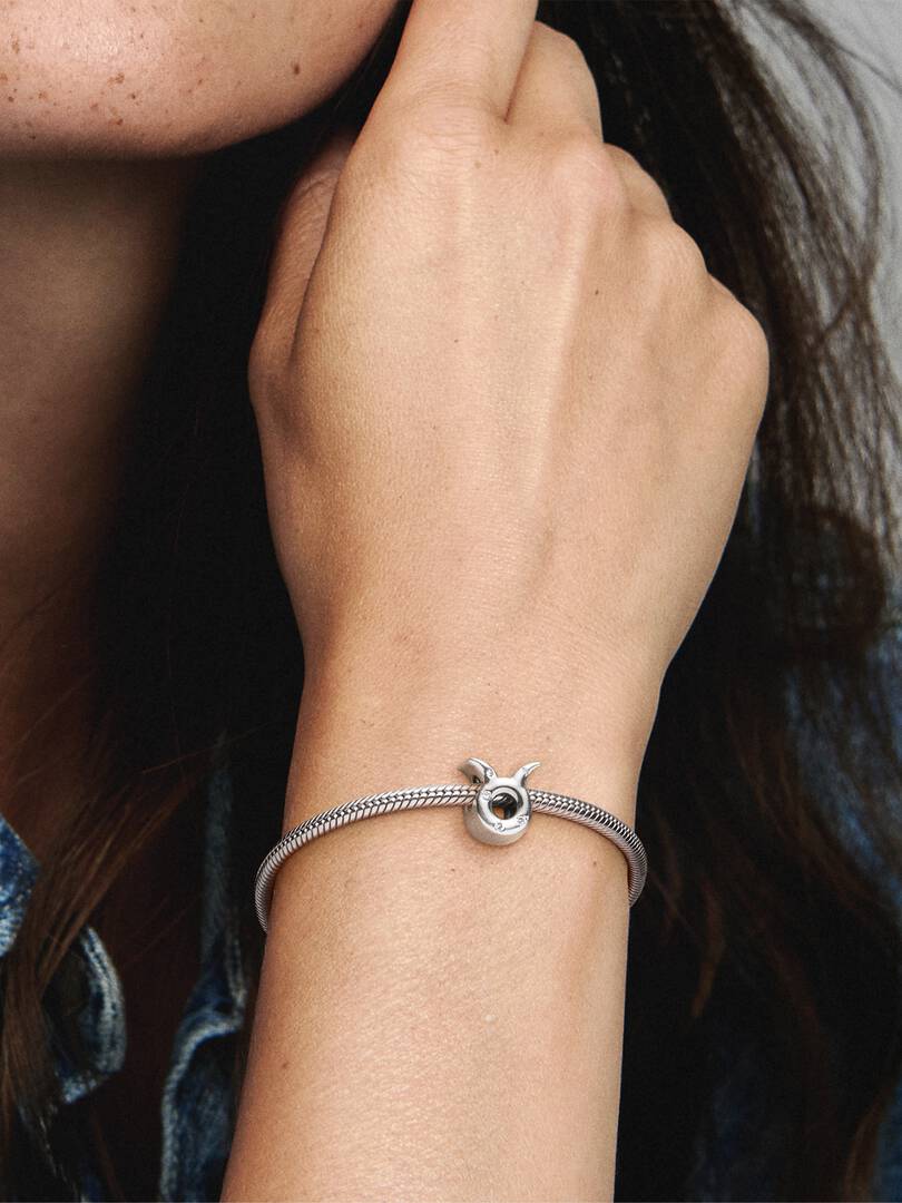 Sparkling Taurus Zodiac Charm